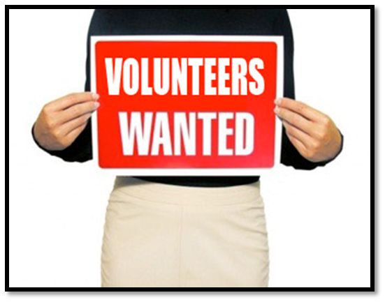 volunteers wanted